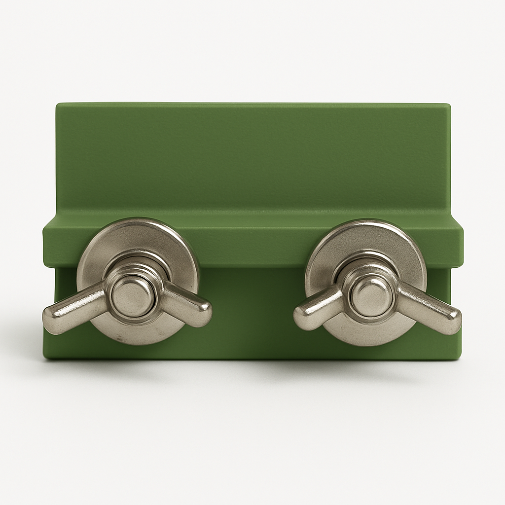 Visitenkarte mit Gitterbefestigung