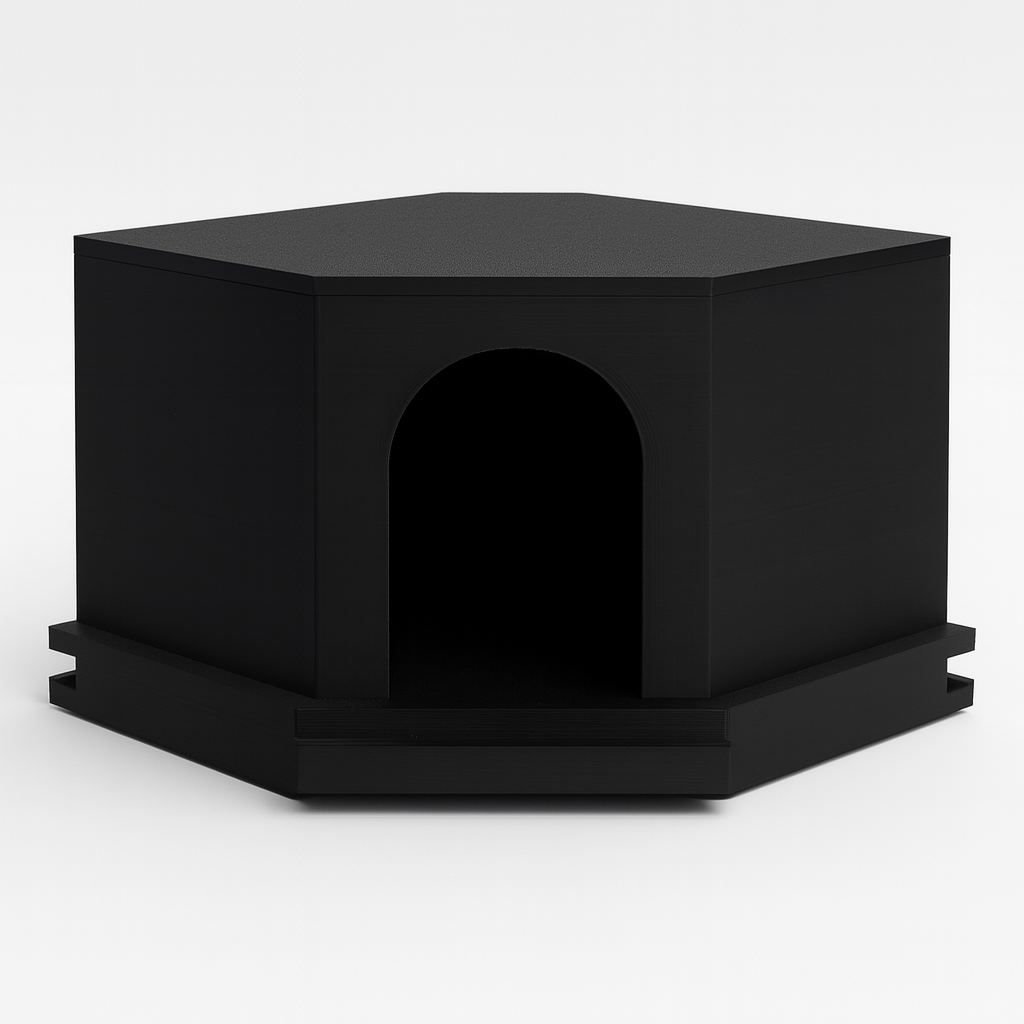 Hängendes Eckhaus (mit Treppe)