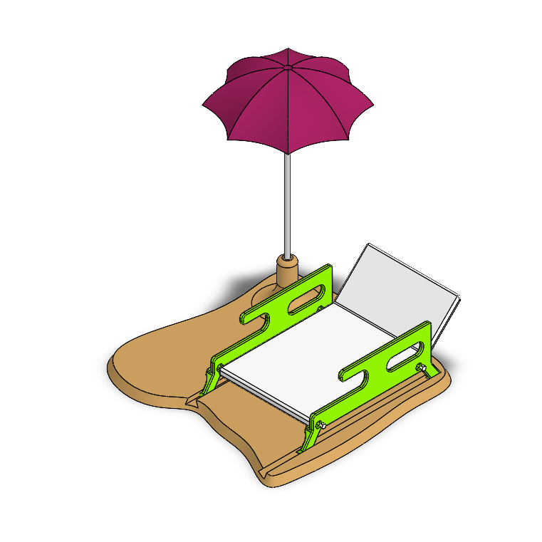 Knaagdier Zomerset – Parasol & Strandstoel