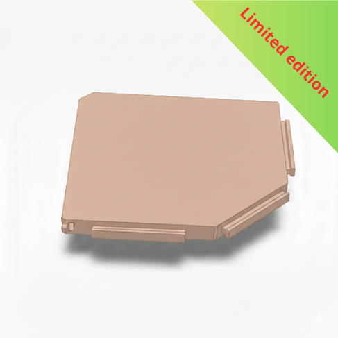 Grote hoekplank met magneten - modulair systeem + 2 Limited Kleuren