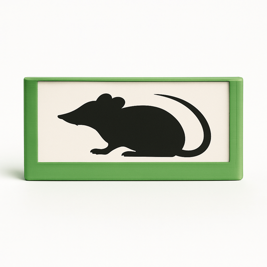 Visitenkarte mit Gitterbefestigung