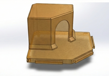 Grote hoekplank met magneten - modulair systeem + 2 Limited Kleuren