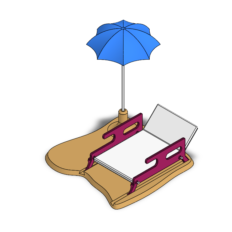 Knaagdier Zomerset – Parasol & Strandstoel
