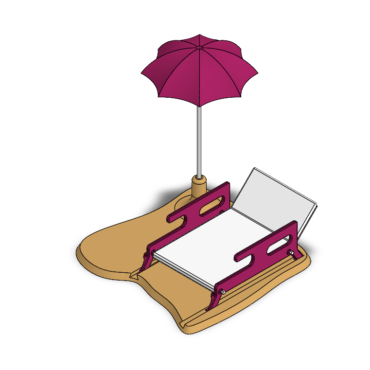 Knaagdier Zomerset – Parasol & Strandstoel