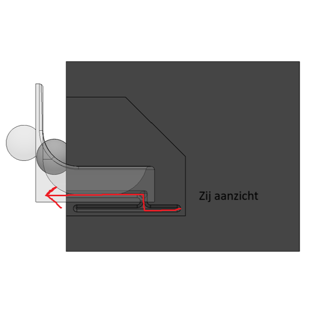 Snoeplade (voor de Ophangbeugel)